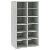 Shoe Rack Concrete Grey 54x34x100.5 cm Engineered Wood 800400