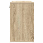 Shoe Cabinet Sonoma oak 77.5 x 30 x 51 cm Engineered wood 808678