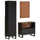 3 Piece Bathroom Furniture Set Solid Wood Acacia 3217105