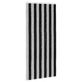 Insect Curtain Chenille Grey and Black 100 x 220 cm 100% PP 42034426