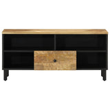 TV Cabinet 100x33x46 cm Solid Wood Mango 356907