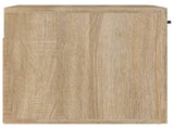 Wall Cabinet Sonoma Oak 80x36.5x35 cm Engineered Wood 812936