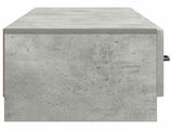 TV Cabinet Concrete Grey 147 x 34.5 x 27 cm Engineered Wood 895858