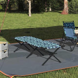 Folding Camping Bed Folding Manual Leaf pattern Oxford fabric 42003179