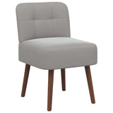 Slipper Chair Light Grey Velvet 42050512