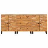 Sideboard 3 pcs Brown 60 x 33 x 75 cm Solid Mango Wood 3310101