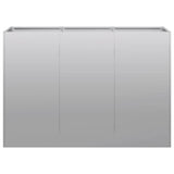 Planter 120x40x80 cm Galvanised Steel 860722