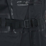 Chest Waders with Boots and Belt Black Size 44 4017005