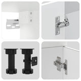 7 Piece Kitchen Cabinet Set Kalmar White Engineered Wood 3314741