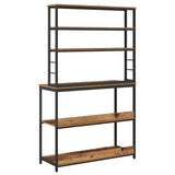 Kitchen Shelf Old Wood 100 x 40 x 168 cm Engineered Wood 883896