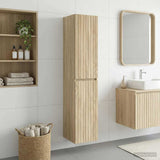 Wall-mounted Bathroom Cabinet Sonoma Oak 33 x 34.5 x 160 cm 890644