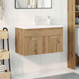 Sink Cabinet with Built-in Basin and Faucet Artisan Oak 3328908