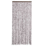 284277 Insect Curtain Brown and Beige 90x220 cm Chenille