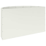 Planter White 90 x 45 x 50 cm Steel 883711