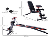 Adjustable Reclined Dumbbell Bench Weight Lifting Set Folding Sit Up Ab Bench Home Training Gym T3398P425172