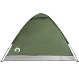 Camping Tent Dome 4-Person Olive Green Waterproof 4009636