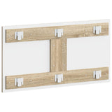 Wall-Mounted Headboard HAARLEM Sonoma Oak Engineered Wood 896977
