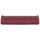 Back Pillow Wine Red 200 x 24 x 50 cm Fabric 42014589