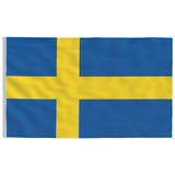 Sweden Flag and Pole 5.55 m Aluminium 3147142