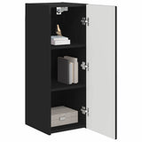TV Wall Cabinet Black 30 x 31 x 80 cm Engineered Wood 892291