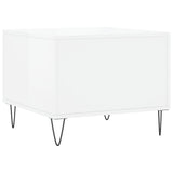Coffee Tables 2pcs High Gloss White 50x50x40 cm Engineered Wood 829385
