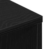 TV Cabinet 2 pcs Black Oak 80 x 30 x 30 cm Engineered Wood 862784