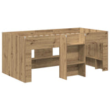 Kids'High Bed Frame 2 pcs Artisian Oak 163 x 101.1 x 68.5 cm 3422578