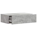 Wall-Mounted Side Table Concrete Grey 87.5 x 34.5 x 17 cm 898838