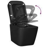 Wall-hung Toilet Ceramic Black 42045640