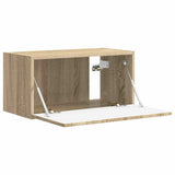 TV Wall Cabinet Sonoma 60 x 31 x 29.5 cm Engineered Wood 892193