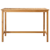 Bar Table Natural 150 x 75 x 105 cm Solid Teak Wood 42030008