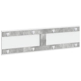 Wall-Mounted Headboard EDE Concrete Grey Engineered Wood 896048