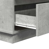 Bedside Cabinet Concrete Grey 71 x 34.5 x 75 cm Engineered wood 869637