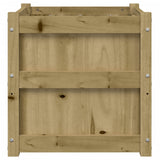 Garden Planter 50x50x50 cm Impregnated Wood Pine 837422