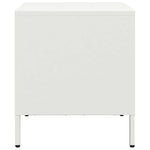 ZNTS Bedside Cabinets 2 pcs White 35x39x43.5 cm Steel 851255