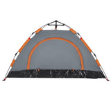 Camping Tent 2-Person Grey and Orange Quick Release 4004163