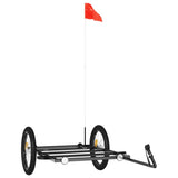 Bike Trailer Black 135x68x37 cm Iron 94206