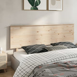 Bed Headboard 204x6x82.5 cm Solid Wood Pine 819190