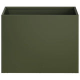 Garden Planter 2 pcs Olive Green 40 x 30 x 30 cm 8005197