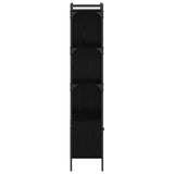 Bookcase Black Oak 44.5 x 30 x 154.5 cm Engineered Wood 882154