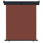 ZNTS Balcony Side Awning 145x250 cm Brown 48429