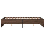 Bed Frame without Mattress Brown Oak 120x190 cm Small Double 3279911