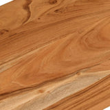Desk Top 110x80x2.5 cm Rectangular Solid Wood Acacia 370176
