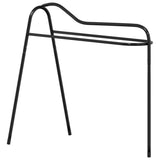 Saddle Rack 3 Legged Freestanding Black Iron 172443