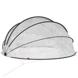 Pool Dome Folding Manual Transparent 430 x 430 x 210 cm PVC 42001114