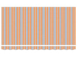 Awning Replacement Fabric Blue and Orange 3.5 x 2 m Polyester 42000514