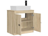 Bathroom Vanity with Sink Sonoma Oak 54 x 35 x 83 cm 890132