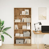 Bookcase Artisian Oak 80x24x176 cm Engineered Wood 857861