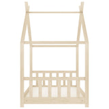 Kids Bed Frame Solid Pine Wood 70x140 cm 283364