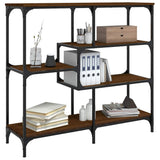 Console Table Brown Oak 103x32x95 cm Engineered Wood 833954